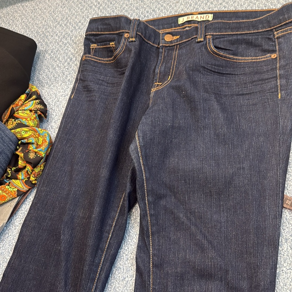 Jbrand jeans NWOT Size 32 straight boot blue jeans host pick - Picture 9 of 17